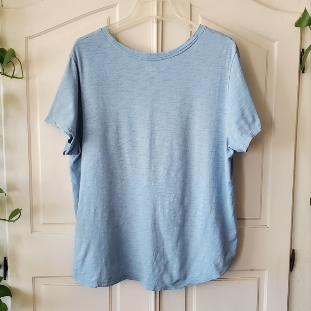 Blue Heathered T-Shirt - Picture 3 of 3